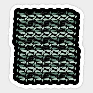 Colorful Random Shapes Seamless Pattern Sticker